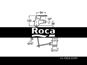 Смеситель для биде Roca Victoria 5A6N25C0M купить в интернет-магазине сантехники Sanbest
