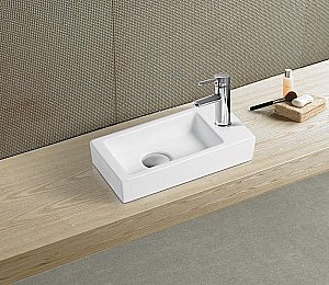 Раковина Ceramalux N 36,5 9272 белая купить в интернет-магазине Sanbest