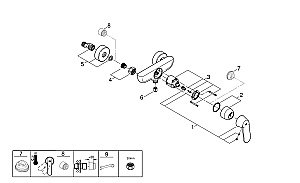 Смеситель для душа Grohe Eurosmart Cosmopolitan 32837000 хром купить в интернет-магазине сантехники Sanbest