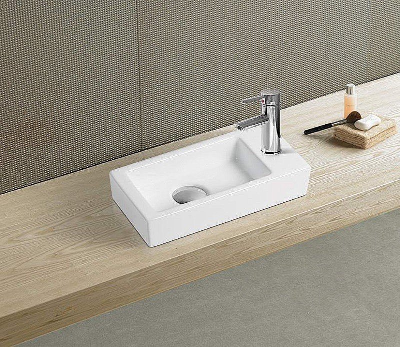 Раковина Ceramalux N 36,5 9272 белая купить в интернет-магазине Sanbest