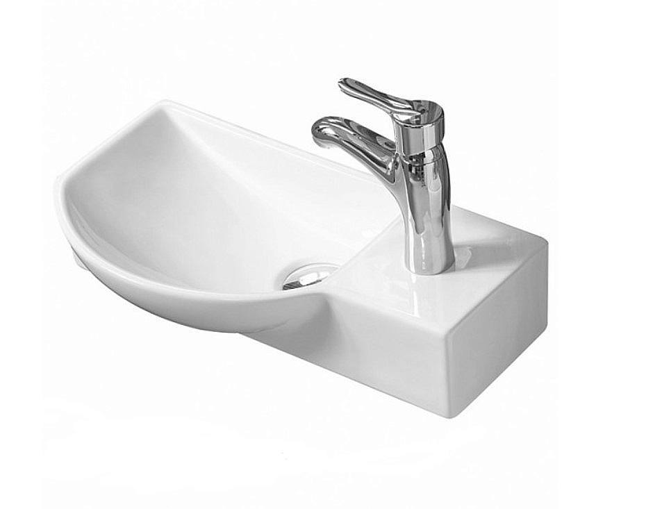 Раковина Ceramalux N 45 7947B белая купить в интернет-магазине Sanbest