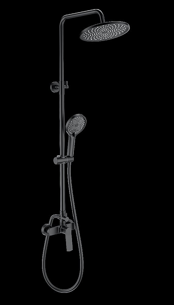 Душевая система WONZON & WOGHAND WW-B3200-MB черный матовый купить в интернет-магазине сантехники Sanbest