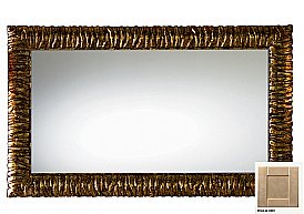 Зеркало Cezares Cavalli CAVALLI 1200x30x750 орех в ванную от интернет-магазине сантехники Sanbest