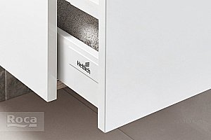 Тумба с раковиной Roca UP ZRU9303011 70 белый глянец для ванной в интернет-магазине Sanbest