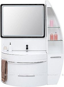 Зеркало LED De Aqua СМАРТ 202224 100x75 в ванную от интернет-магазине сантехники Sanbest