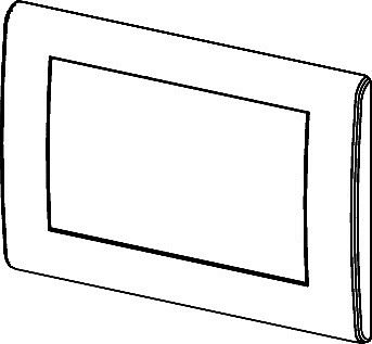 Кнопка для инсталляции TECE Planus 9240310 сатин купить в интернет-магазине сантехники Sanbest