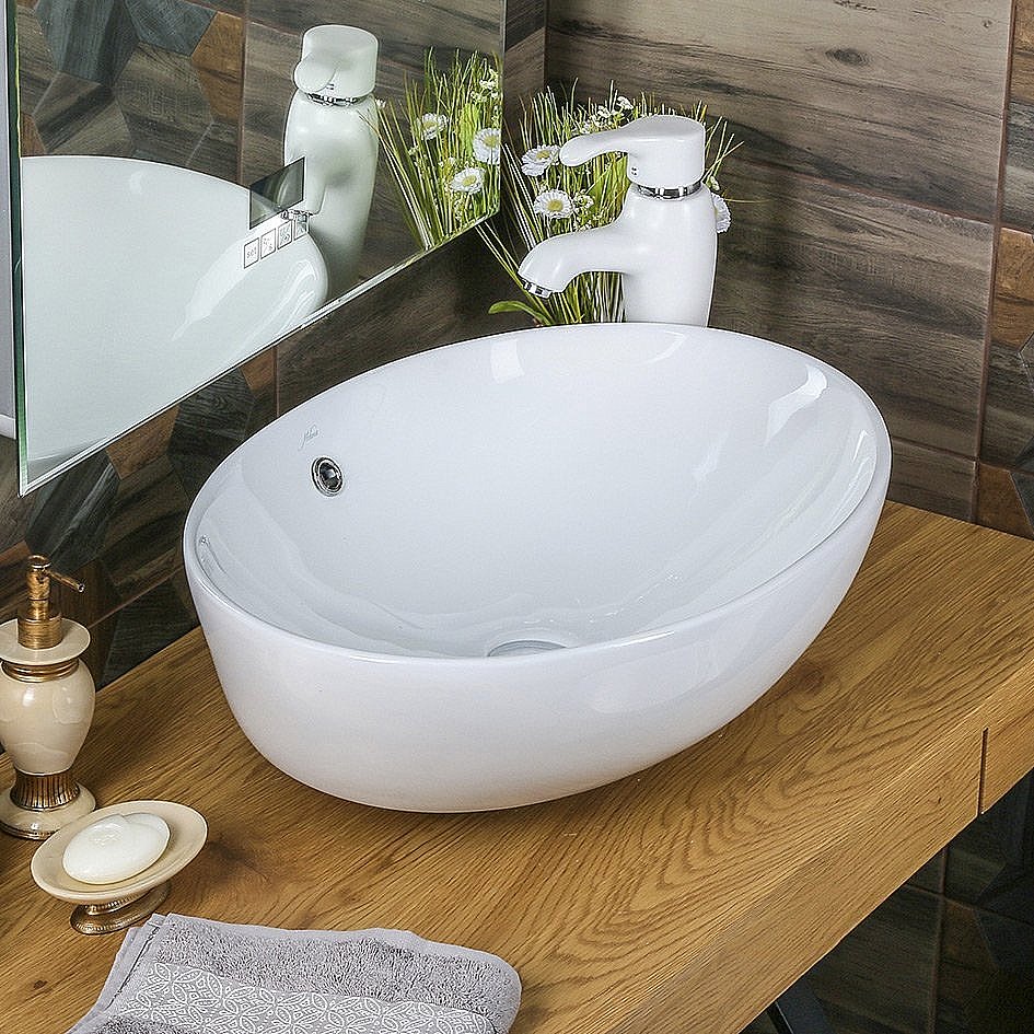 Раковина Melana 320314-805 белая купить в интернет-магазине Sanbest