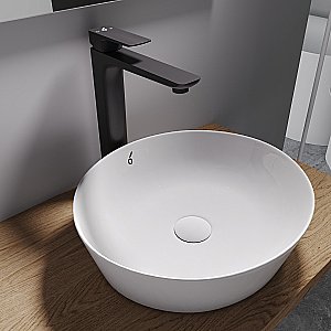 Смеситель для раковины Oliveeka D OL-239003-MB черный матовый купить в интернет-магазине сантехники Sanbest