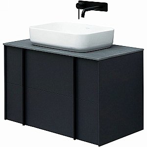 Тумба с раковиной Allen Brau Reality 80 1.32005.AM антрацит матовый для ванной в интернет-магазине Sanbest