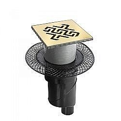 Душевой трап BERGES PLATZ Antik 094061 бронза купить в интернет-магазине Sanbest