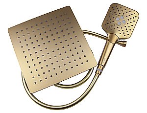 Душевая система Kaiser Serio 05382-3 золото брашированное купить в интернет-магазине сантехники Sanbest