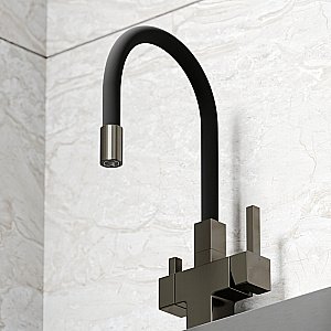 Смеситель для кухни Sancos Arno SC4005GG вороненая сталь купить в интернет-магазине сантехники Sanbest