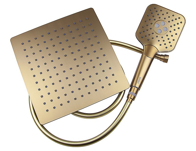 Душевая система Kaiser Serio 05382-3 золото брашированное купить в интернет-магазине сантехники Sanbest
