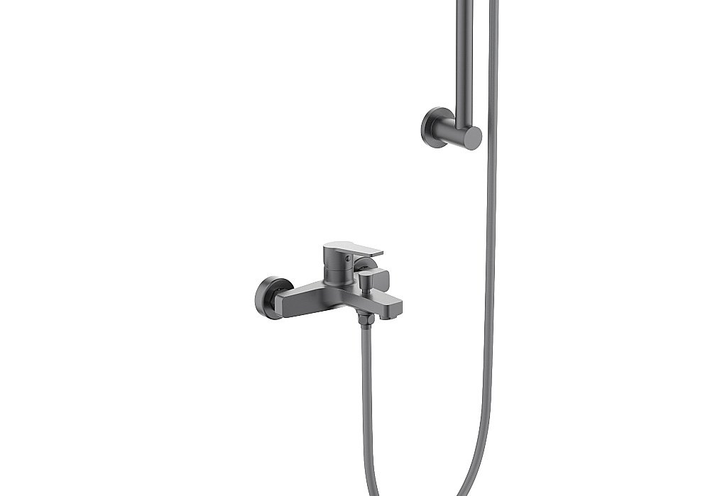 Смеситель для ванны Aquatek Лугано AQ1748BGM оружейная сталь купить в интернет-магазине сантехники Sanbest