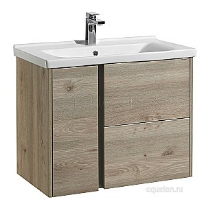 Тумба с раковиной Акватон Стоун 80 сосна арлингтон для ванной в интернет-магазине Sanbest