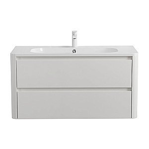 Тумба с раковиной Cezares RELAX 80 Bianco Lucido для ванной в интернет-магазине Sanbest