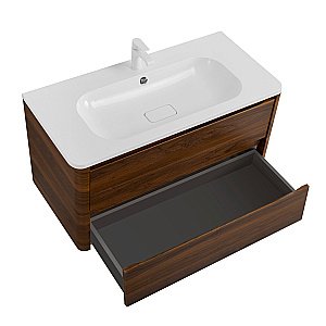 Тумба с раковиной Cezares RELAX 80 дуб карамельный для ванной в интернет-магазине Sanbest