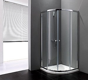 Душевой уголок Cezares Anima 100х100 ANIMA-R-2-100-C-Cr-IV стекло прозрачное/профиль хром купить в интернет-магазине Sanbest