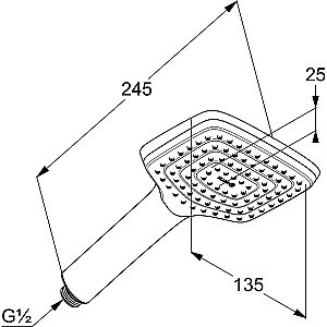 Душевая система KLUDI AMEO 416720575 купить в интернет-магазине сантехники Sanbest