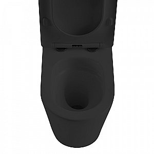 Унитаз ABBER Bequem AC1112TMB с крышкой микролифт, с бачком, безободковый, смыв торнадо, черный матовый купить в интернет-магазине Sanbest