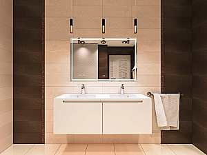 Зеркало Azario Ливия 120х80 ФР-00001767 в ванную от интернет-магазине сантехники Sanbest