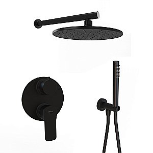 Душевая система PAINI Viva Style P4YOSET26911SH черная матовая купить в интернет-магазине сантехники Sanbest