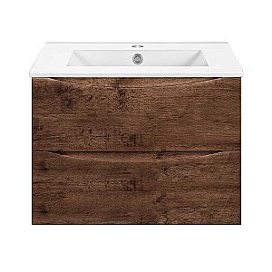 Тумба с раковиной Vincea Mia Slim 700 R.Wood для ванной в интернет-магазине Sanbest