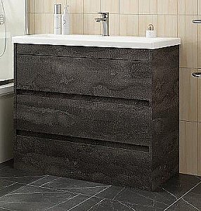 Тумба с раковиной Art&Max Family-M 90 напольная, железный камень для ванной в интернет-магазине Sanbest