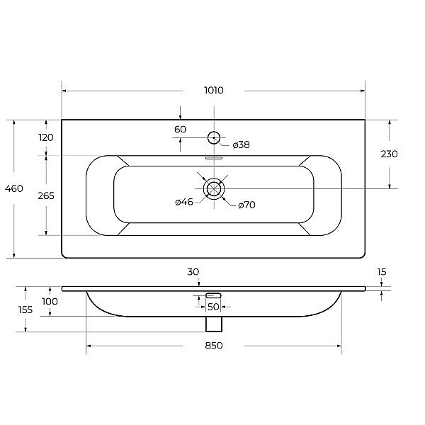Раковина Cezares CZR-8073-100 белая купить в интернет-магазине Sanbest