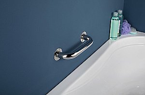 Поручень Aquanet прямой 318 ППН-02.250 купить в интернет-магазине сантехники Sanbest