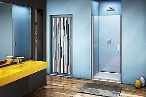 Душевая дверь Good Door FANTASY DR-100-С-CH стекло прозрачное купить в интернет-магазине Sanbest