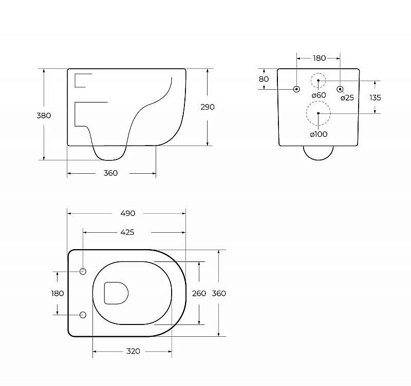 Унитаз подвесной BelBagno SOFT-TOR BB084CH-TOR безободковый, слив-торнадо купить в интернет-магазине Sanbest