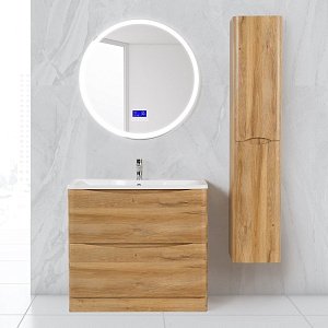 Тумба с раковиной BelBagno ACQUA 80 PIA Rovere Rustico для ванной в интернет-магазине Sanbest