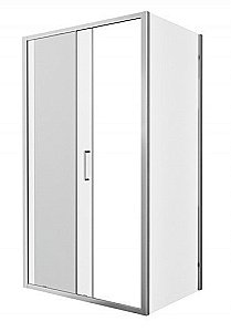 Душевой уголок Bravat LINE BS120.3101A 80х120 стекло прозрачное/профиль хром купить в интернет-магазине Sanbest