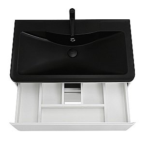 Тумба с раковиной BelBagno ALBANO 100 подвесная Bianco Lucido для ванной в интернет-магазине Sanbest