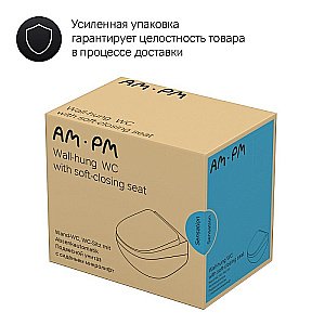 Унитаз подвесной AM.PM Sensation C301700WH белый, безободковый купить в интернет-магазине Sanbest