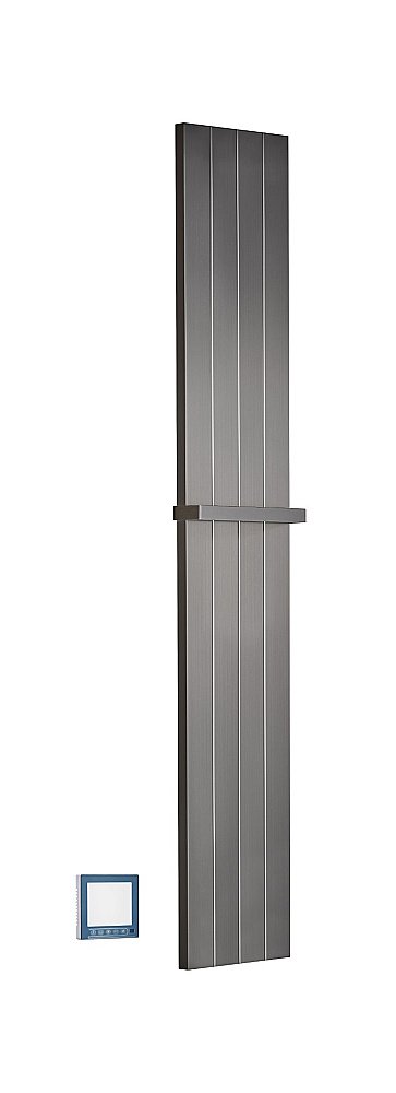 Полотенцесушитель электрический Boheme Flat 725-GM оружейная сталь матовая купить в интернет-магазине сантехники Sanbest