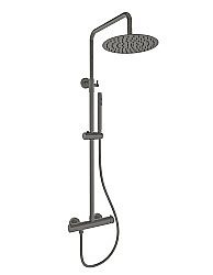 Душевая система Vincea City VSFS-4CT1GM вороненая сталь купить в интернет-магазине сантехники Sanbest