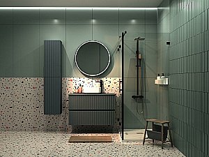 Пенал Aquanet Джейн 35 313305 маренго для ванной в интернет-магазине сантехники Sanbest