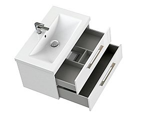 Мебель для ванной подвесная Cersanit LARA 80 белая для ванной в интернет-магазине Sanbest