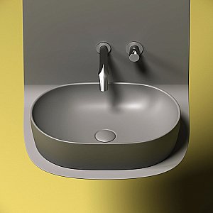 Раковина накладная Ceramica Nova Element CN6047MH антрацит матовый купить в интернет-магазине Sanbest