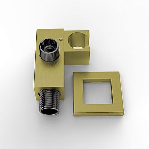 Подключение для шланга Paini 50PJ480QQ золото брашированное купить в интернет-магазине сантехники Sanbest