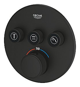 Смеситель для душа Grohe Grohtherm 29508KF0 фантомный черный купить в интернет-магазине сантехники Sanbest