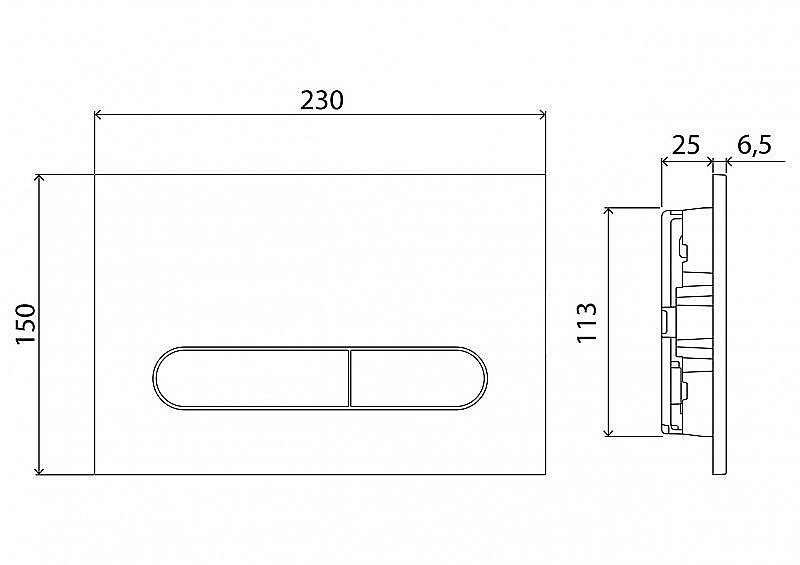 Унитаз подвесной BelBagno ONDA BB066CHR безободковый, с крышкой микролифт, с инсталляцией и кнопкой хром купить в интернет-магазине Sanbest