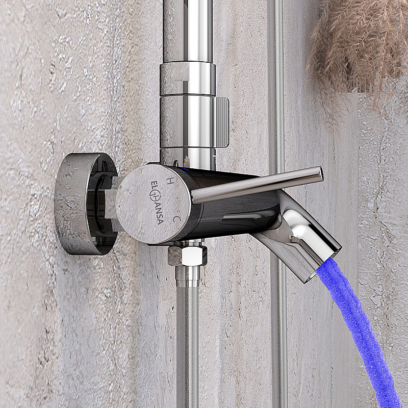 Душевая система Elghansa RADIANT XQ 2347281-2R хром купить в интернет-магазине сантехники Sanbest