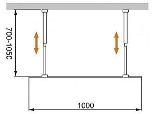 Душевое ограждение Cezares Liberta L-2-100 серый/профиль черный купить в интернет-магазине Sanbest