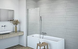 Шторка для ванны Radaway Classic PN 80 купить в интернет-магазине Sanbest