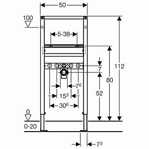 Система инсталляции для раковин Geberit Duofix купить в интернет-магазине сантехники Sanbest