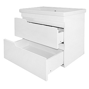 Тумба с раковиной Azario KANTRI 70/2 CS00097251 белая для ванной в интернет-магазине Sanbest