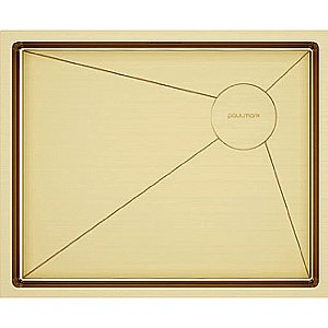 Кухонная мойка Paulmark Next-Skew 54 PM885444-BG брашированное золото купить в интернет-магазине сантехники Sanbest